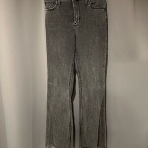 Hollister Gray High-Rise Flare Jeans